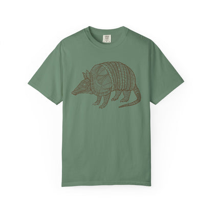 Armadillo Zentangle Illustration T-Shirt