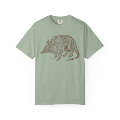 Armadillo Zentangle Illustration T-Shirt