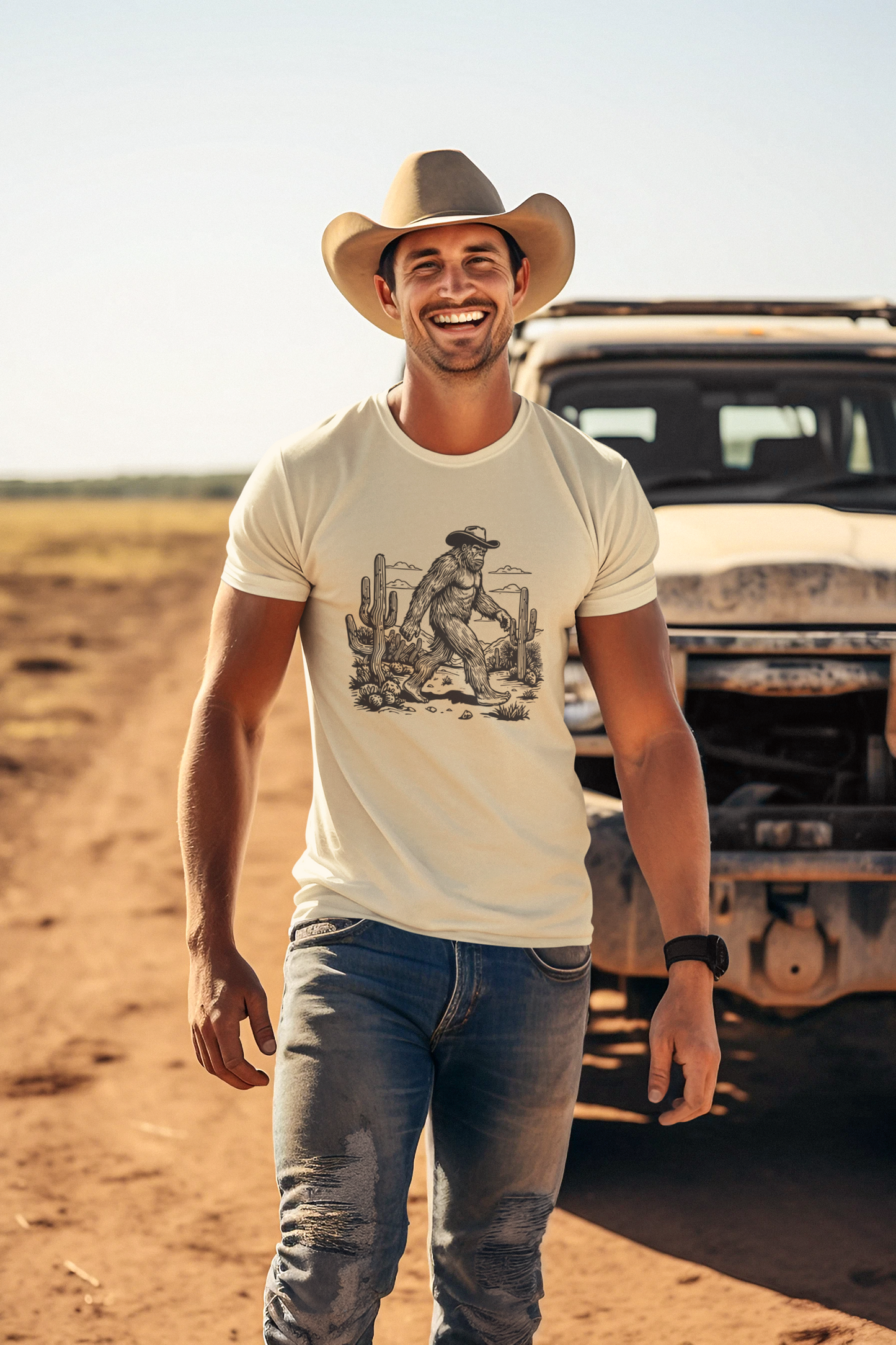 Cowboy Sasquatch T-Shirt