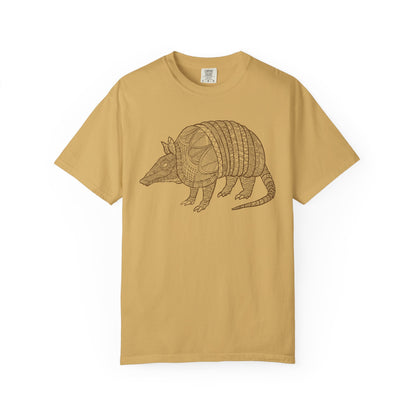 Armadillo Zentangle Illustration T-Shirt